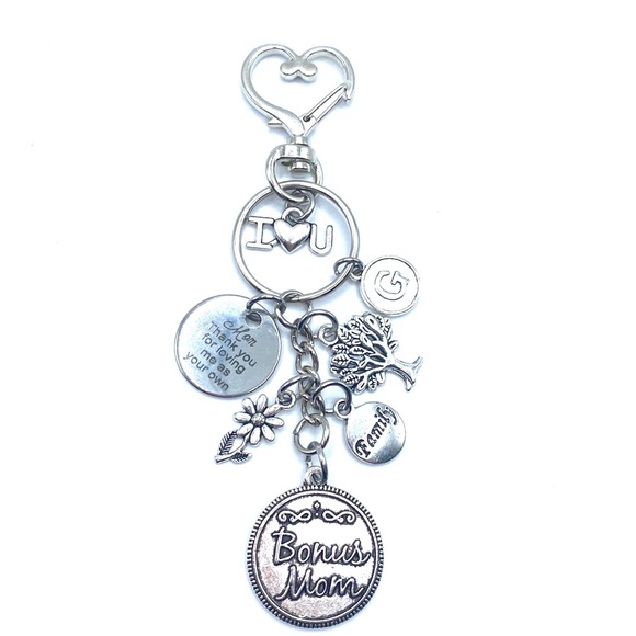 Bonus Mom Keychain Bag Charm Stepmother - Picture 3 of 6